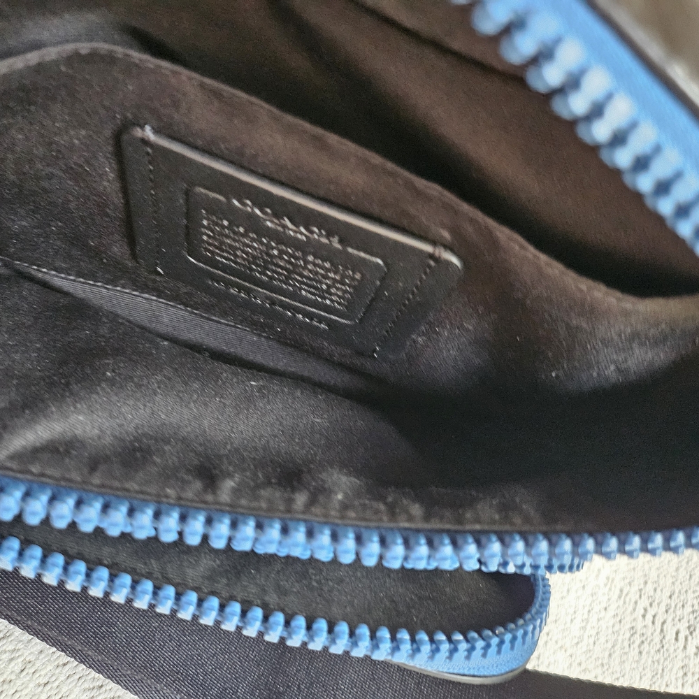 Coach Men's Green/Black/Blue Bum Bag - Picture 7 of 8
